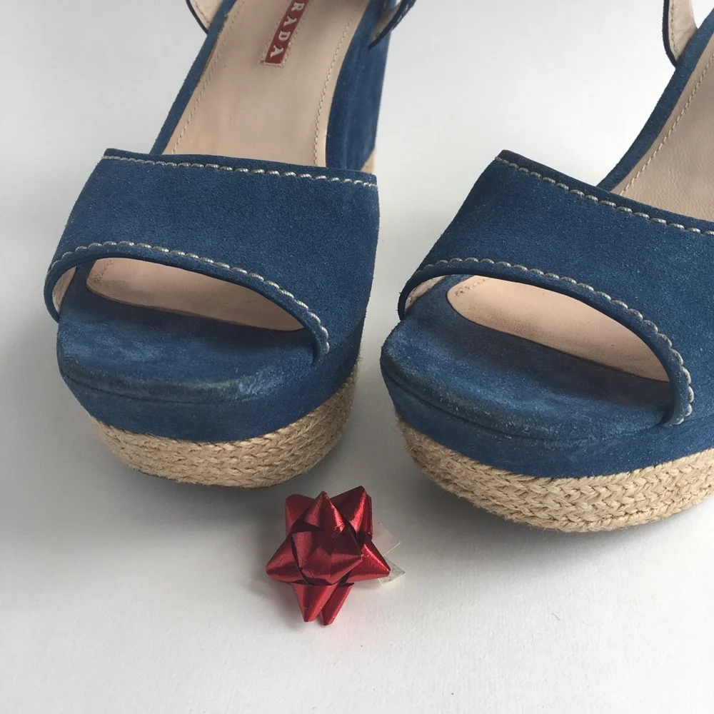 PRADA PLATFORM SANDALS - Picture 9 of 13